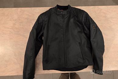 Giacca moto motociclista Triumph Braddan Wax Coton