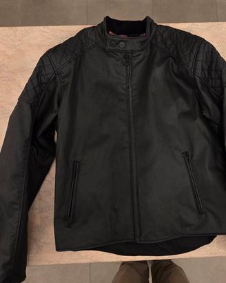 Giacca moto motociclista Triumph Braddan Wax Coton