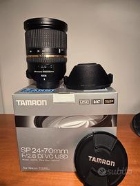 tamron zoom sp  AF 24-70 Di vc usd per Nikon F