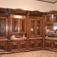 soggiorno antico in legno 