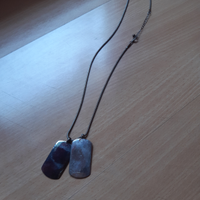 Collana uomo piastrine