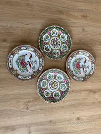 Set Piatti in Porcellana Cinese "Rose Canton"