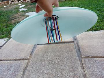 Lampadario in vetro