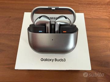 Samsung Galaxy Buds 3 Argento - Come nuove + cover
