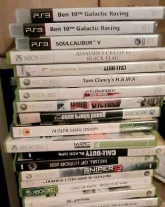 videogiochi xbox 360 e PS3