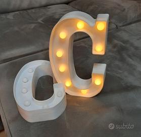 Lettere luminose 