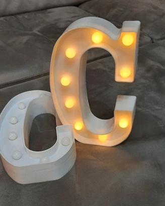 Lettere luminose 