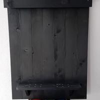 Backboard bersaglio freccette darts legno nero