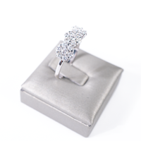 Anello trilogy in oro con diamanti