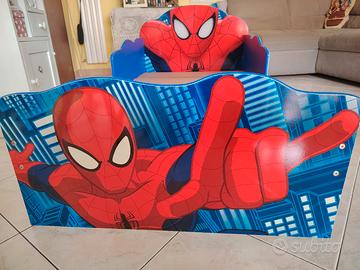 Letto bambini Spiderman con luci LED + Materasso i