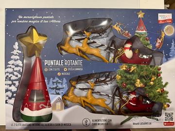 Puntale rotante natalizio
