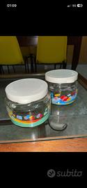 Coppia Barattoli Vintage Nutella Ferrero Anni 70