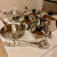 Batteria di Padelle CIEFFE inox 18/10