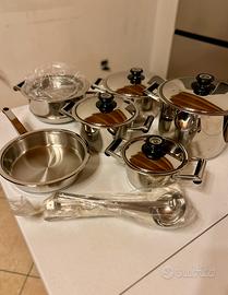 Batteria di Padelle CIEFFE inox 18/10