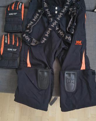 Pantaloni sci Helly Hansen uomo tg M con bretelle