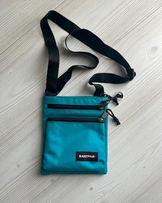Borsa a tracolla Eastpak turchese originale