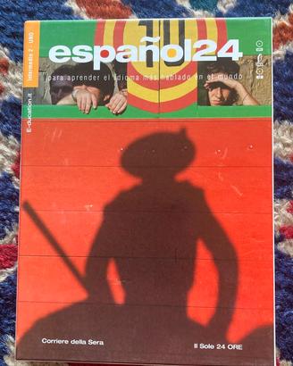 Corso di spagnolo Español24 completo – 24 DVD, CD 