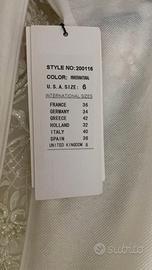 VESTITO DA SPOSA MAI INDOSSATO