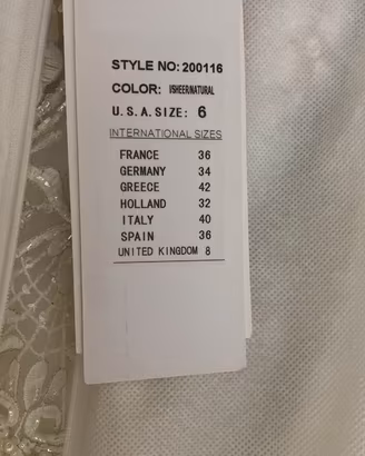VESTITO DA SPOSA MAI INDOSSATO