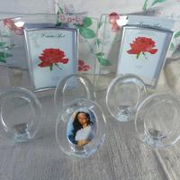 7portaritratti in vetro (bomboniere)