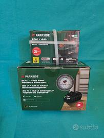 Batteria + Caricabatterie Parkside X20V TEAM 