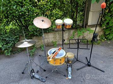 Batteria, Microfono e Bonghi (da sistemare pelle)