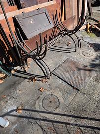 basi tavolo ferro battuto pieno