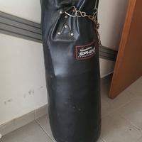 Sacco da boxe pugilato + gancio per appenderlo 