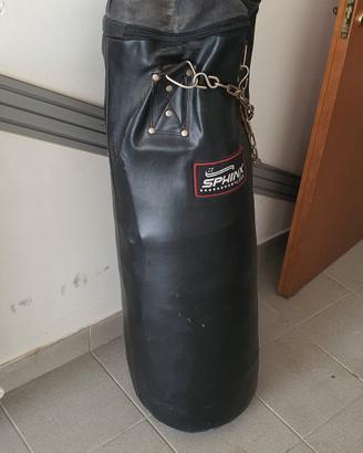 Sacco da boxe pugilato + gancio per appenderlo 