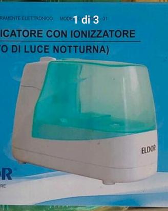 UMIDIFICATORE CON IONIZZATORE