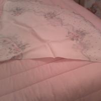 Tovaglia ricamata a mano bianca x 8