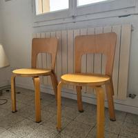 2 Sedie Alvar Aalto di design Artek 65