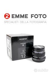 OLYMPUS OM SISTEM 12 mm F2 ED - USATO LIKE NEW