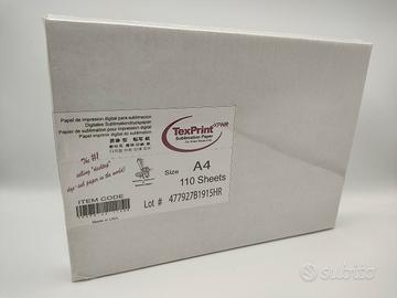 Carta Sublimazione TexPrint XPHR A4