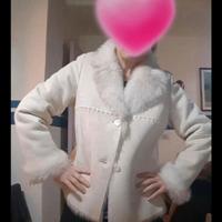 Eco Montone da donna color panna