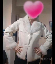 Eco Montone da donna color panna