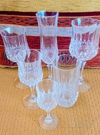 Set di bicchieri in cristallo (36 pezzi).