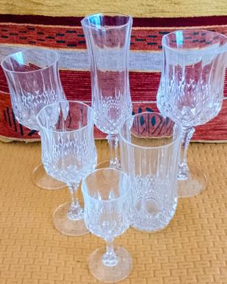 Set di bicchieri in cristallo (36 pezzi).