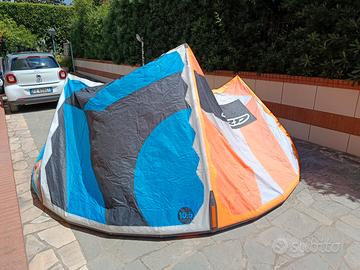 Kitesurf ali RRD religion 10+7 mq completo di barr