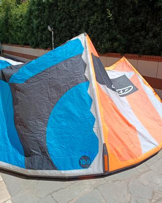 Kitesurf ali RRD religion 10+7 mq completo di barr