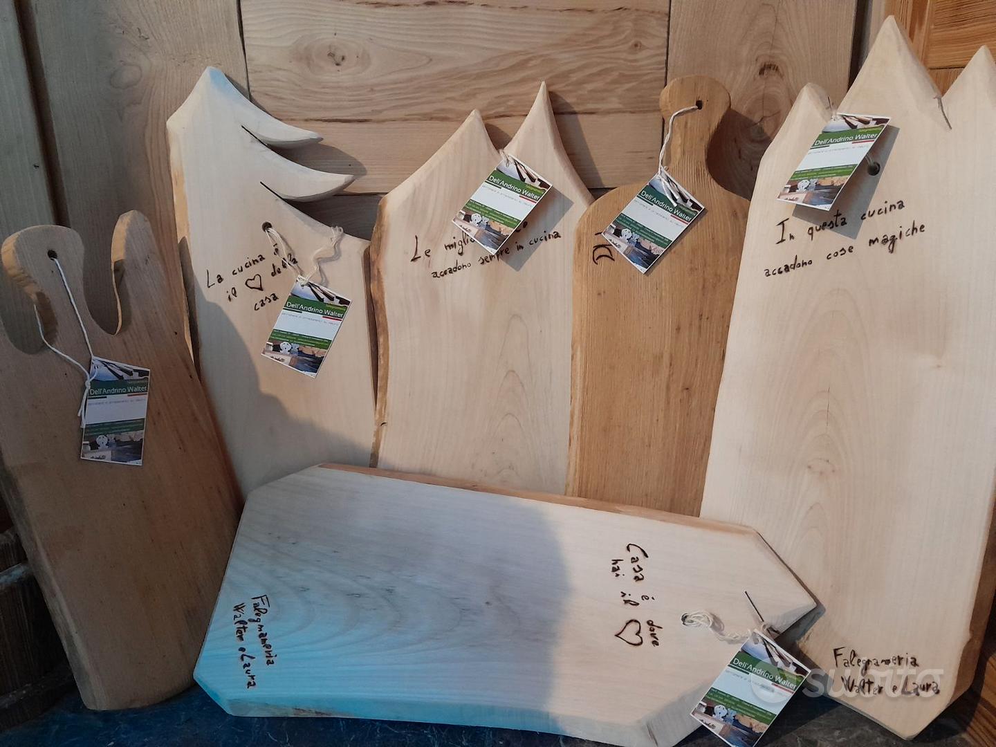 Taglieri in legno fatti a mano - Arredamento e Casalinghi In vendita a  Sondrio