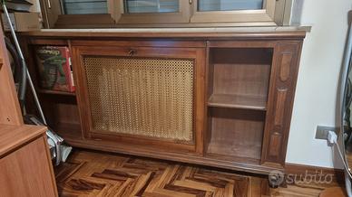 Copri termosifone in legno con griglia