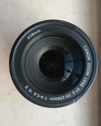 Teleobiettivo Canon ef-s 55-250