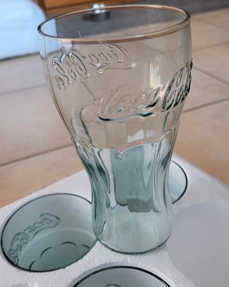 Set 6 Bicchieri Coca Cola Contour Georgia Green 