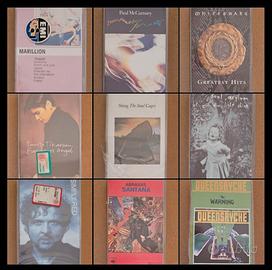 lotto musicassette rock artisti stranieri 