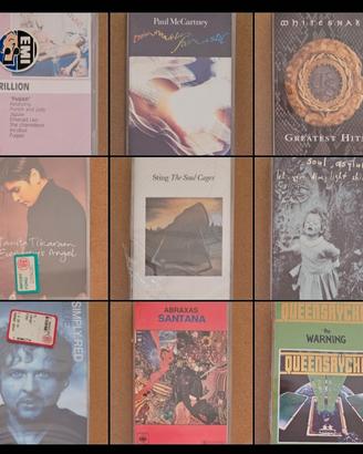 lotto musicassette rock artisti stranieri 