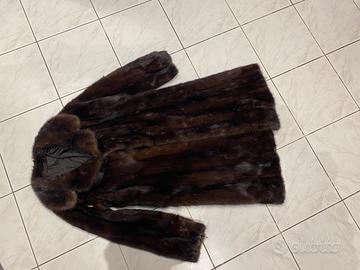 Pellicia vintage marrone -molto pesante