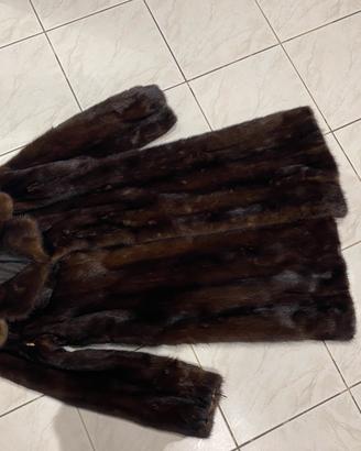 Pellicia vintage marrone -molto pesante