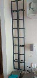 Portacd / Porta DVD IKEA LERBERG in metallo nero