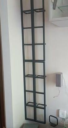 Portacd / Porta DVD IKEA LERBERG in metallo nero